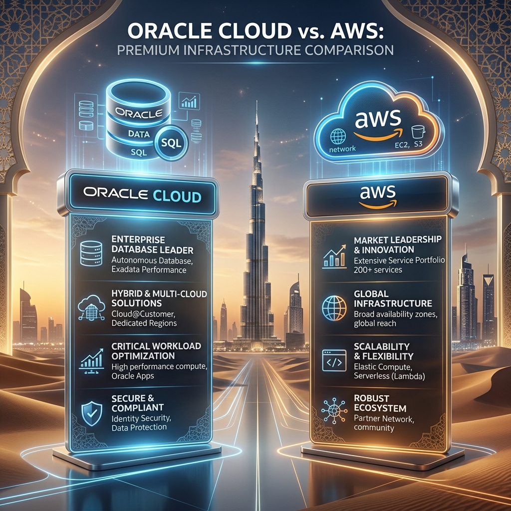 Oracle Cloud vs AWS: Which is Better for Gulf Businesses in 2025?
